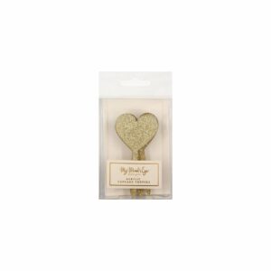 Party Collection Valentines Toppers Glitter Hearts - Image 2