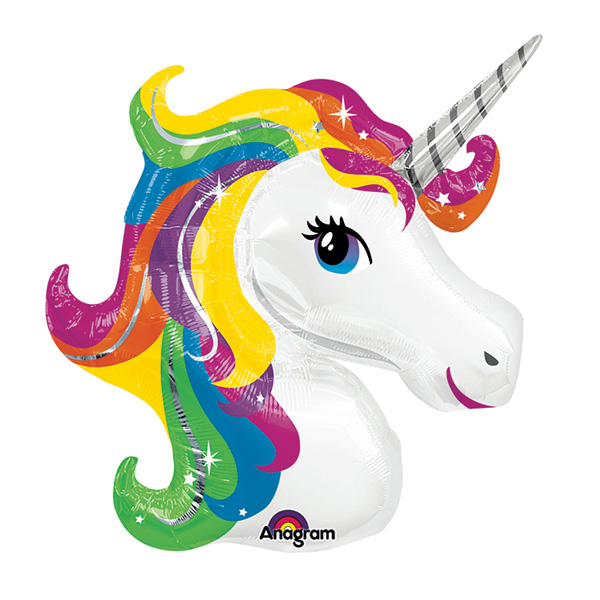 Unicorn Rainbow Foil Fun Stickers, 20-Piece 