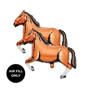 Non Helium Balloon: Horse Brown