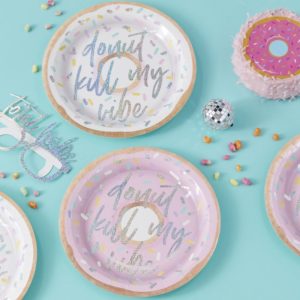 Party Plates Donut Kill My Vibe