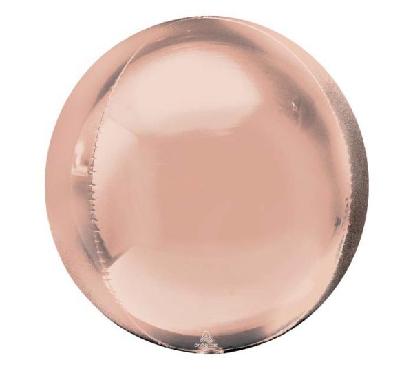 Balloon Foil Orbz 16" Rose Gold