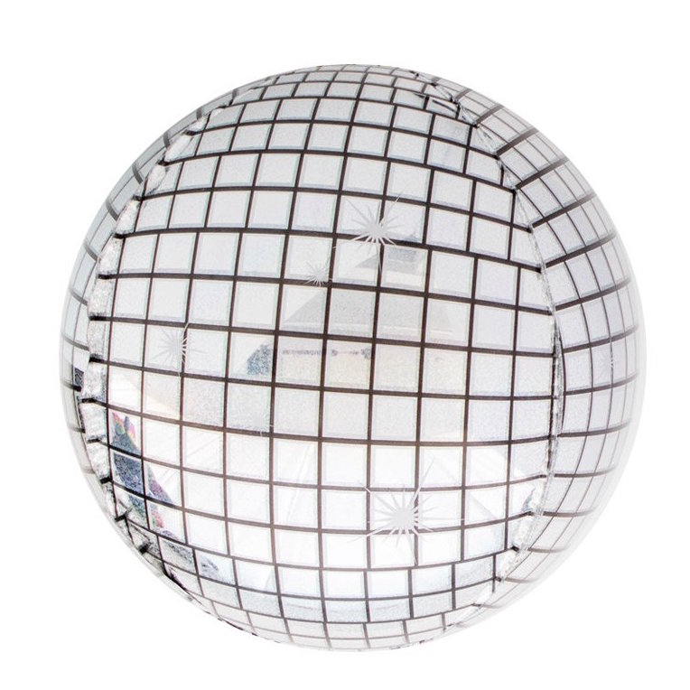 30 PCS Disco Ball Balloons, Party Decorations 32 Inch 22 10 Silver