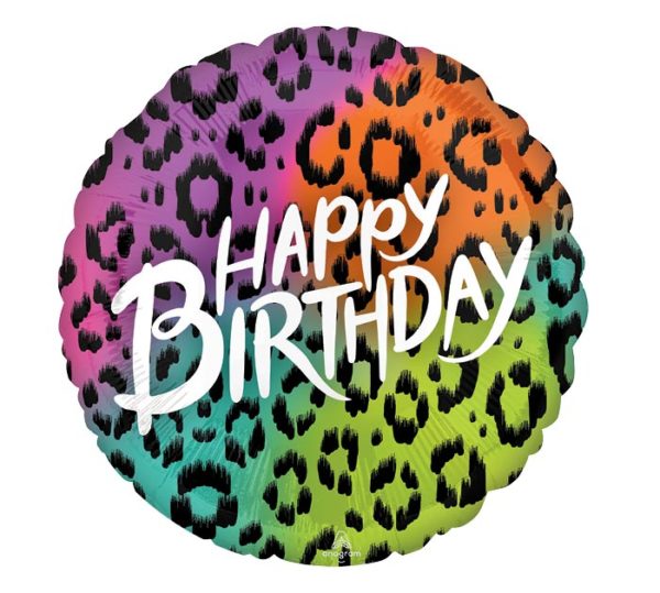 Balloon Foil Happy Birthday Jumbo Wild Child