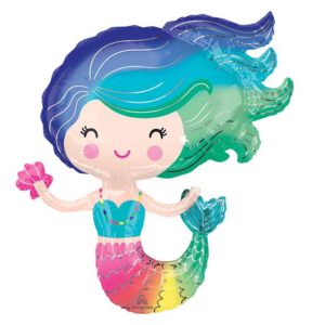 Balloon Foil Mermaid Rainbow