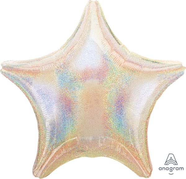 Balloon Foil Star 20" Dazzler Silver