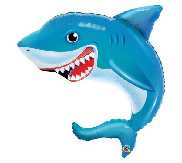 Balloon Foil Shark Teeth