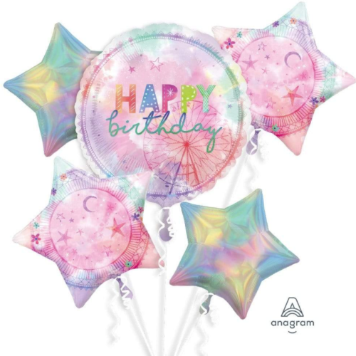 Balloon Foil Happy Birthday Girl-Chella Bouquet