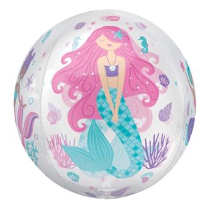 Balloon Foil Orbz 16" Mermaid Shimmer