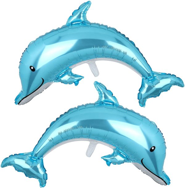 Balloon Foil Dolphin Blue