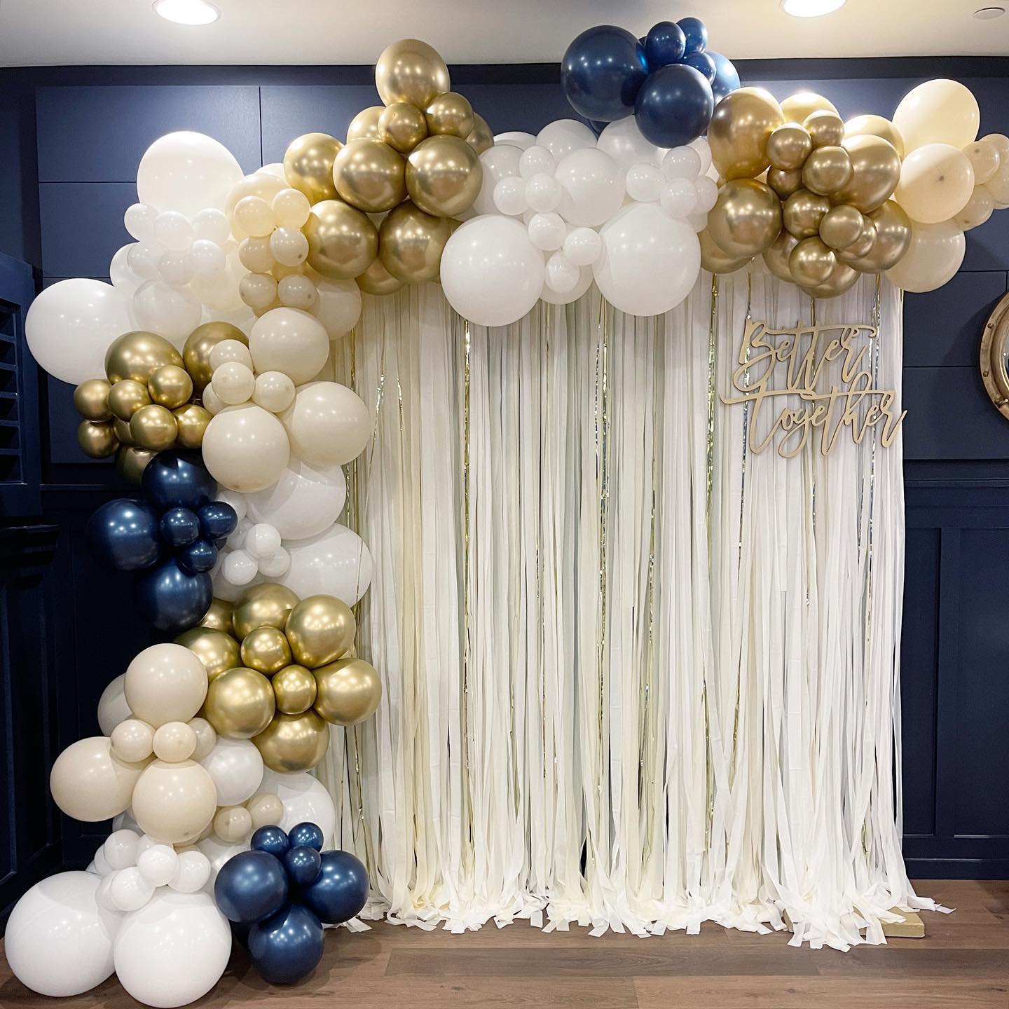 *NEW RENTAL ALERT*

Our neutral streamer wall is going to be perfect for Weddings, engagement parties, bridal luncheons & more! Just switch out balloon colors to match your event! 

#bettertogether #engaged #weddingbackdrop #streamerwall #photobackdrop #photobooth #balloons #balloongarland #ballooninstallation #balloonstylist #panamacitybeach