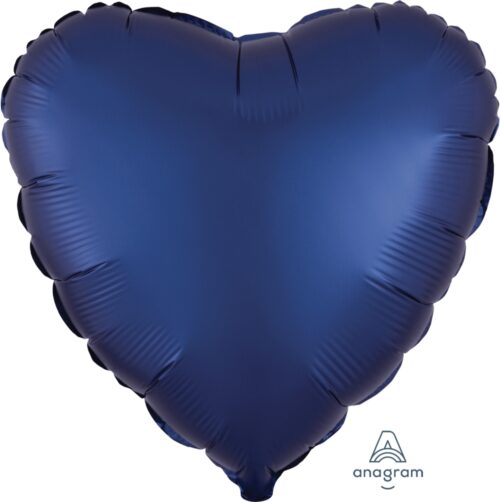 Balloon Foil Heart Navy