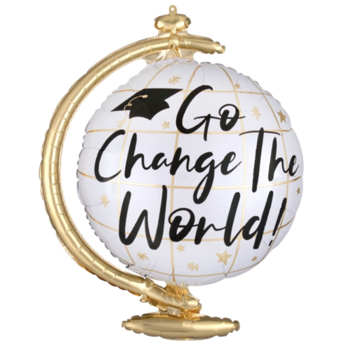 Balloon Foil Graduation Globe
