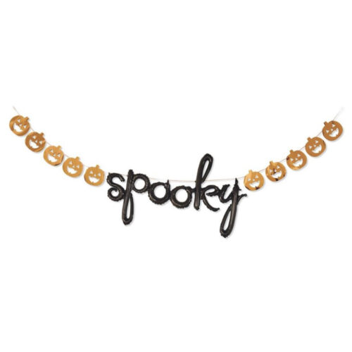 Balloon Foil Halloween Spooky Banner