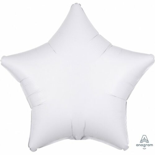 Balloon Foil Star White Jumbo