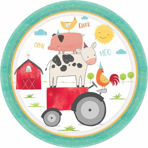 Party Collection Barnyard Plates