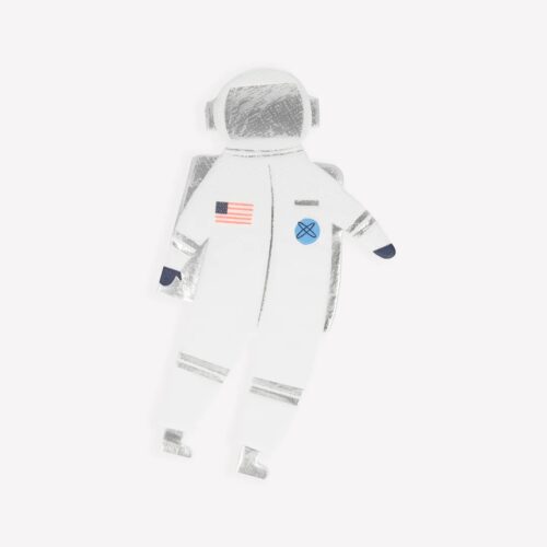 Party Collection Space Astronaut Shaped Napkins