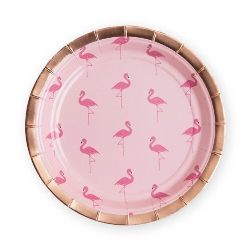 Party Plates Flamingo