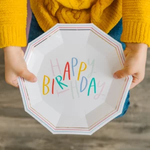 Party Collection Oui Birthday Plates - Image 3