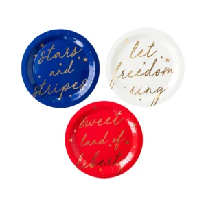 Party Collection USA Script Plates - Image 3