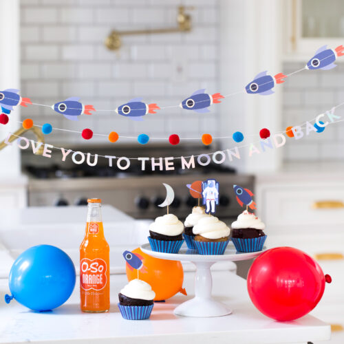 Party Collection Space Mini Banner
