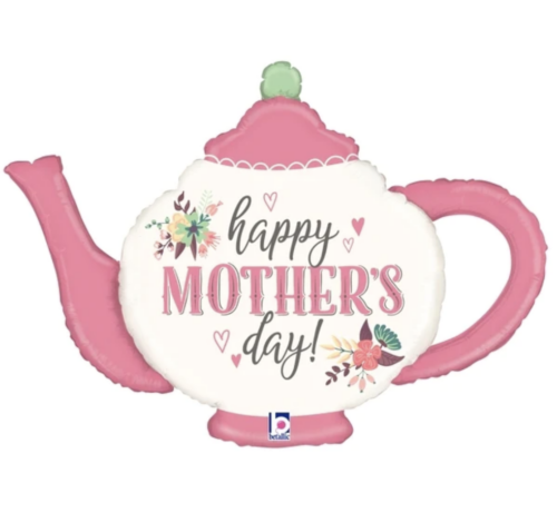Balloon Foil Mother's Day Teapot
