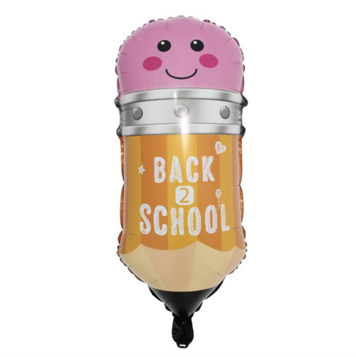 Balloon Foil Back To School Pencil