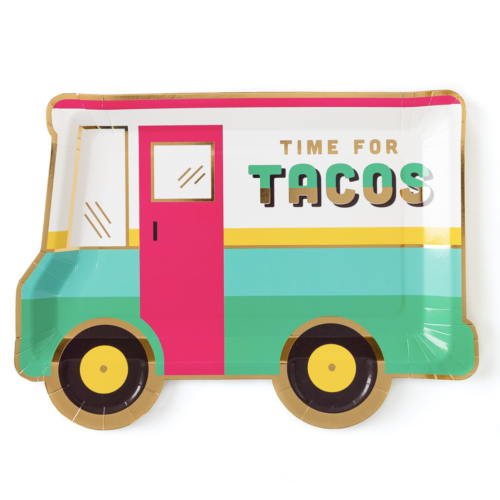 Party Collection Fiesta Taco Truck Plates