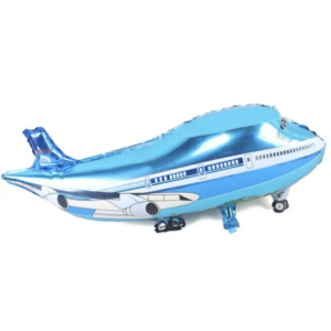 Balloon Foil Airplane Blue
