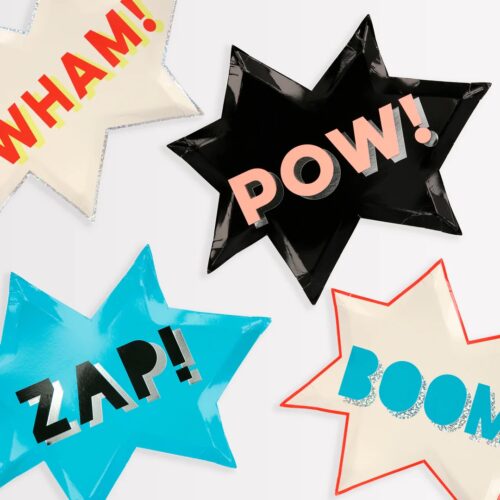Party Collection Superhero Plates