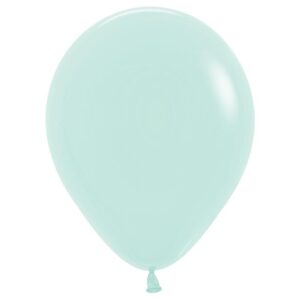 11" Balloon Pastel Mint Green
