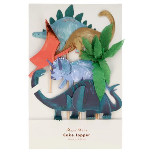 Party Collection Dinosaur Cake Toppers