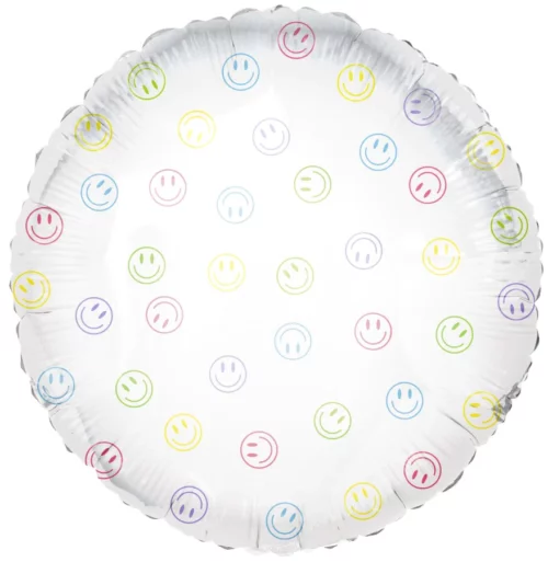 Balloon Foil Smile Colorful