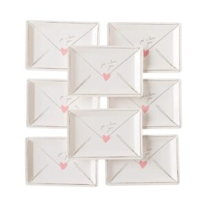 Party Collection Valentines Love Note Plates - Image 3