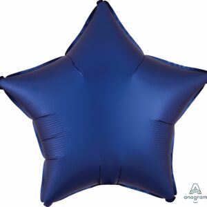 Balloon Foil Star Navy Blue Jumbo 36"