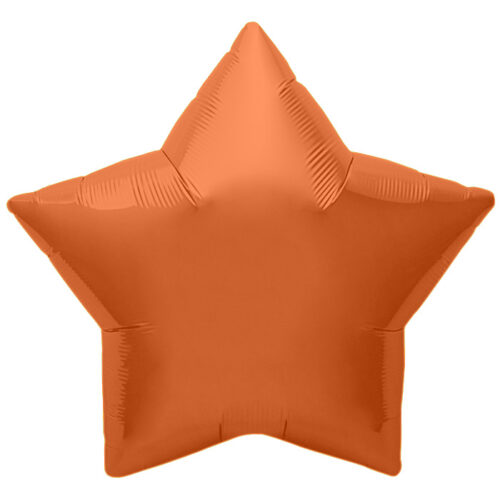 Balloon Foil Star Orange