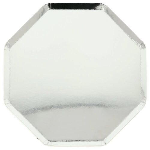 Party Plates Silver