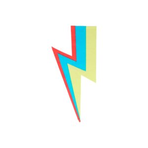 Party Collection Superhero Lightning Bolt Napkins - Image 2