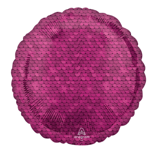 Balloon Foil Sequins Hot Pink