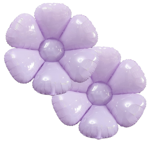 Balloon Foil Flower Daisy 38" Purple