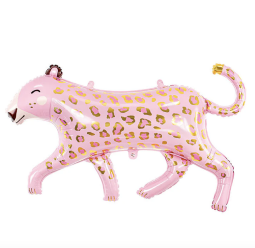 Balloon Foil Animal Leopard Pink
