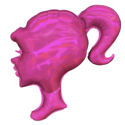 Balloon Foil Barbie Silhouette