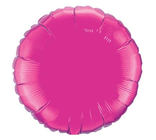 Balloon Foil Round Hot Pink