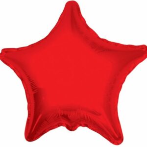 Balloon Foil Star Red
