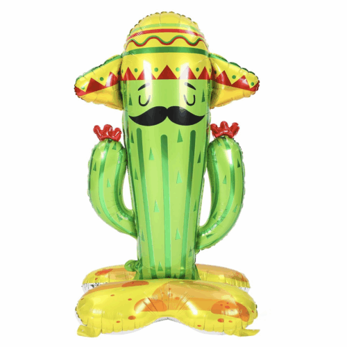 Balloon Foil Fiesta Cactus Jumbo