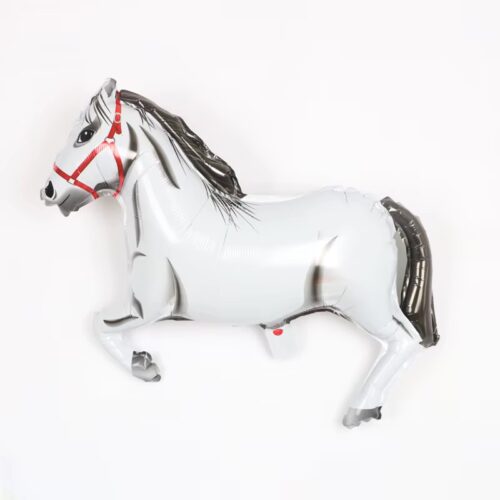 Balloon Foil Barn Animal Horse White