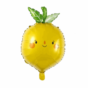 Balloon Foil Produce Smiley Lemon