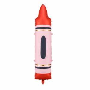 Balloon Foil Back To School Red Crayon