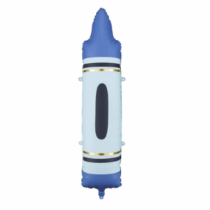 Balloon Foil Back To School Blue Crayon (Copy)