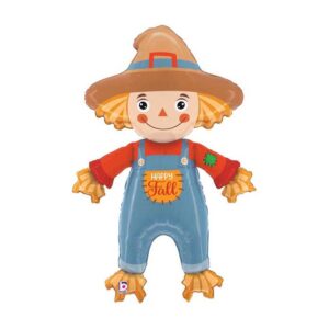 Balloon Foil Fall Scarecrow Happy