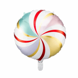 Balloon Foil Candy Twist Pastel Peppermint